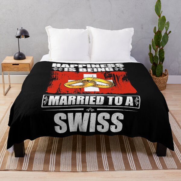 Item preview, Happiness Is Being Married To A Swiss  designed and sold by GabbyKash.