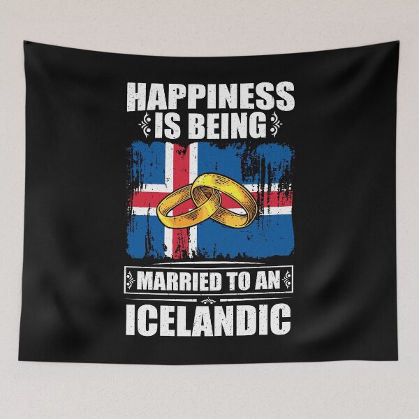 Item preview, Happiness Is Being Married To An Icelandic  designed and sold by GabbyKash.