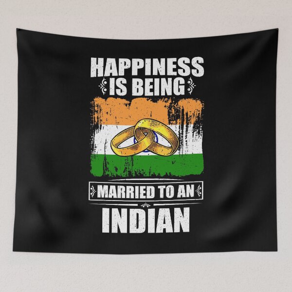 Item preview, Happiness Is Being Married To An indian  designed and sold by GabbyKash.