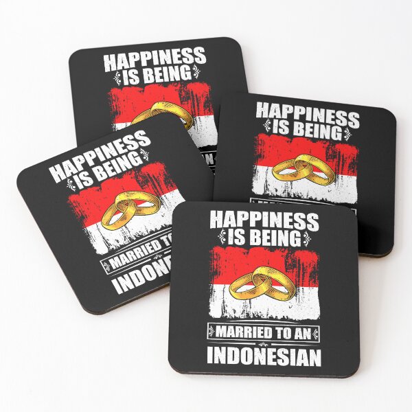Item preview, Happiness Is Being Married To An Indonesian  designed and sold by GabbyKash.