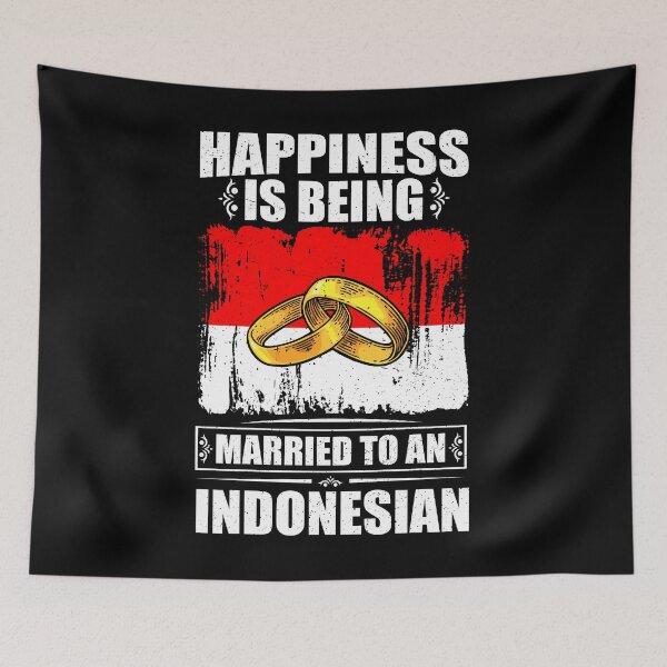 Item preview, Happiness Is Being Married To An Indonesian  designed and sold by GabbyKash.
