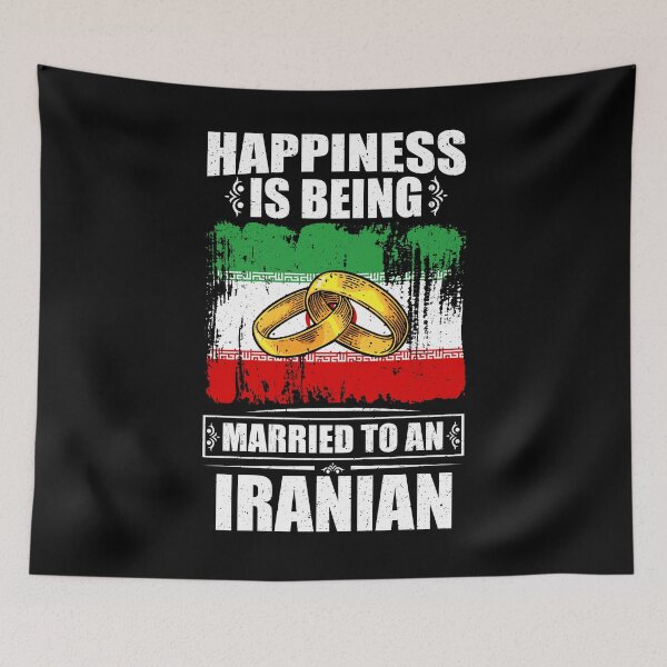 Aperçu de l'œuvre Le bonheur, c'est d'être marié(e) à un(e) Iranien(ne) créée et vendue par GabbyKash.
