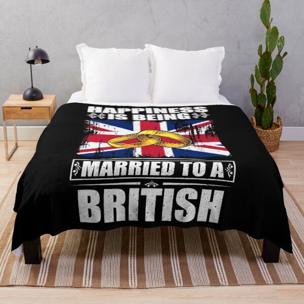 Item preview, Happiness Is Being Married To A British designed and sold by GabbyKash.