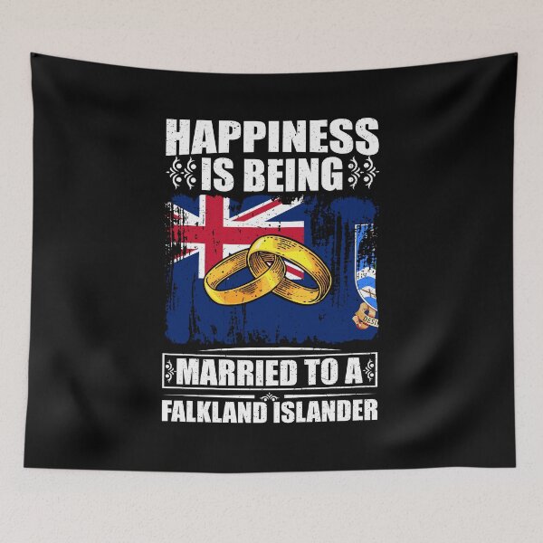 Item preview, Happiness Is Being Married To A Falkland Islander designed and sold by GabbyKash.