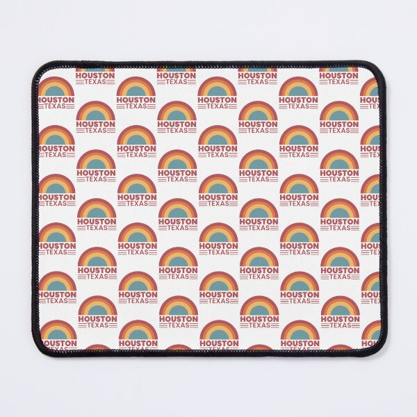 Item preview, Houston Texas - Retro Rainbow Vintage Sunset designed and sold by Shape Snip Studio.