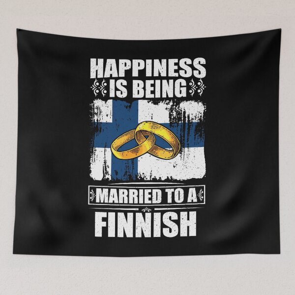 Item preview, Happiness Is Being Married To A Finnish  designed and sold by GabbyKash.