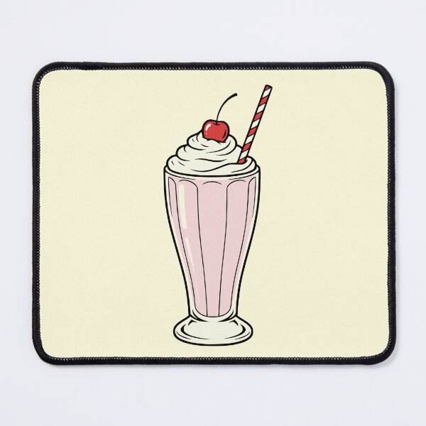 Item preview, Retro Strawberry Milkshake 50s Diner Aesthetic designed and sold by Imaginationbeyond.