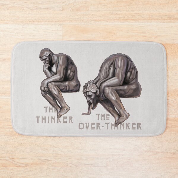 Item preview, The Thinker vs The OverThinker! Handpainted painting designed and sold by AK-Hevonen.