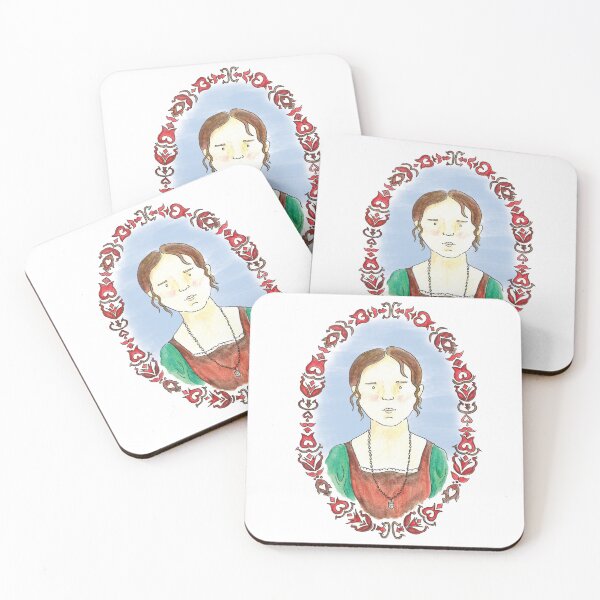 Item preview, Artemesia Gentileschi Artist Illustration Portrait designed and sold by WildVault.