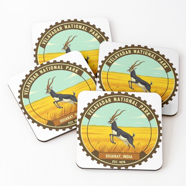 Item preview, Velavadar National Park India Vintage Blackbuck Safari designed and sold by MT-Hub | Cute Aesthetic Art, Stickers & Phone Cases.
