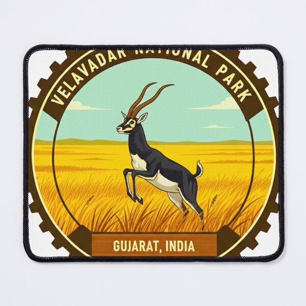 Item preview, Velavadar National Park India Vintage Blackbuck Safari designed and sold by MT-Hub | Cute Aesthetic Art, Stickers & Phone Cases.