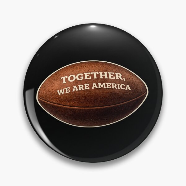 Item preview, Together We Are America Football designed and sold by fusedtees.