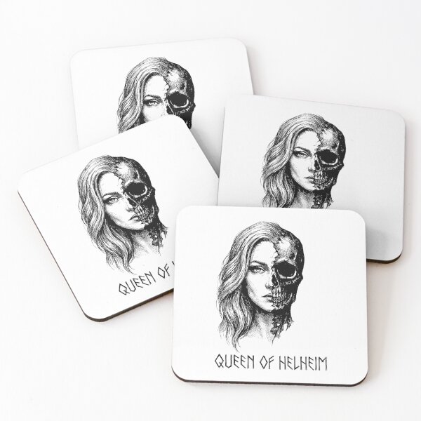 Item preview, The Dual Queen - Goddess Hel Norse Mythology designed and sold by bapupa.