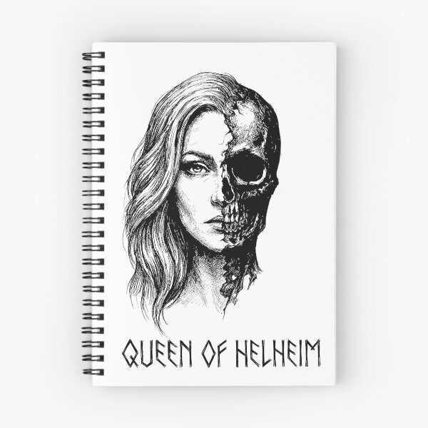 Item preview, The Dual Queen - Goddess Hel Norse Mythology designed and sold by bapupa.