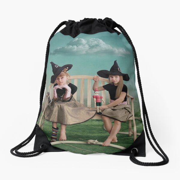 Young sorceress Drawstring Bag