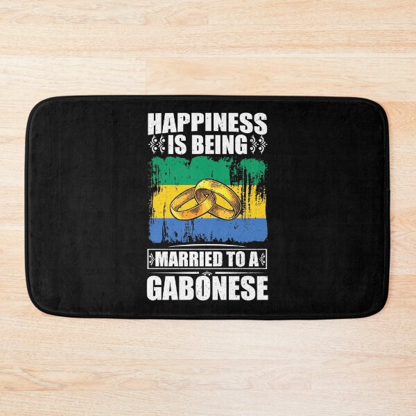 Item preview, Happiness Is Being Married To A Gabonese  designed and sold by GabbyKash.
