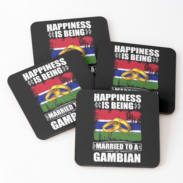 Item preview, Happiness Is Being Married To A Gambian  designed and sold by GabbyKash.