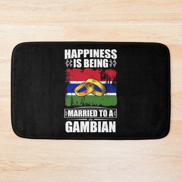 Item preview, Happiness Is Being Married To A Gambian  designed and sold by GabbyKash.