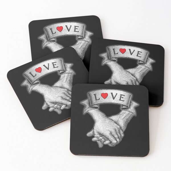 Item preview, Vintage Love Holding Hands  designed and sold by AnaPixMar.