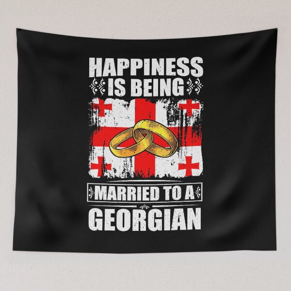 Item preview, Happiness Is Being Married To A Georgian  designed and sold by GabbyKash.