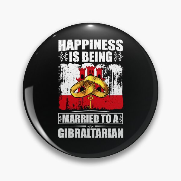 Item preview, Happiness Is Being Married To A Gibraltarian  designed and sold by GabbyKash.
