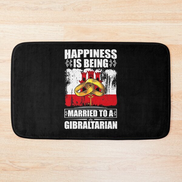 Item preview, Happiness Is Being Married To A Gibraltarian  designed and sold by GabbyKash.