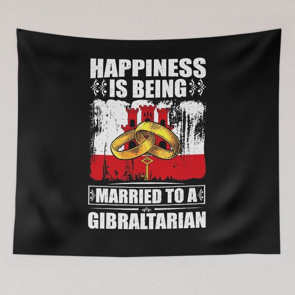 Item preview, Happiness Is Being Married To A Gibraltarian  designed and sold by GabbyKash.