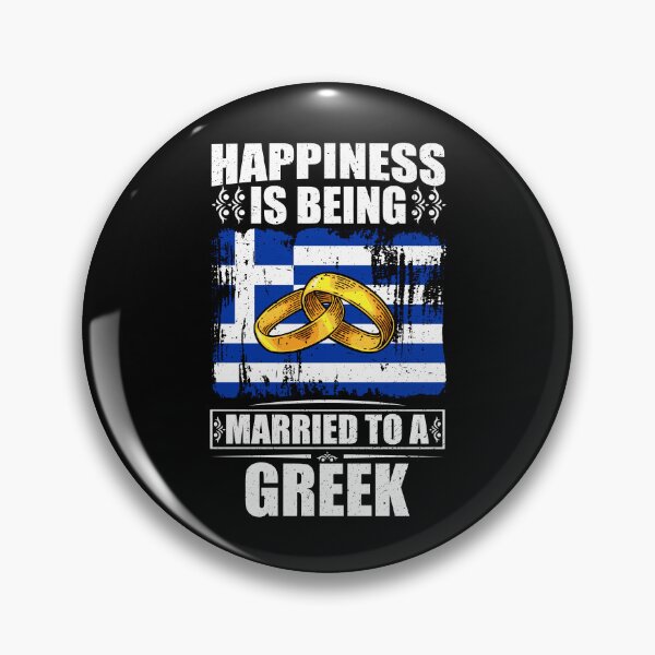 Item preview, Happiness Is Being Married To A Greek  designed and sold by GabbyKash.