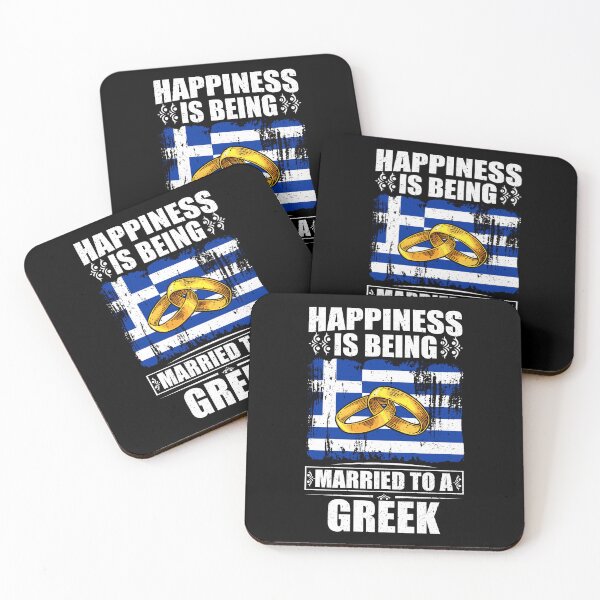 Item preview, Happiness Is Being Married To A Greek  designed and sold by GabbyKash.
