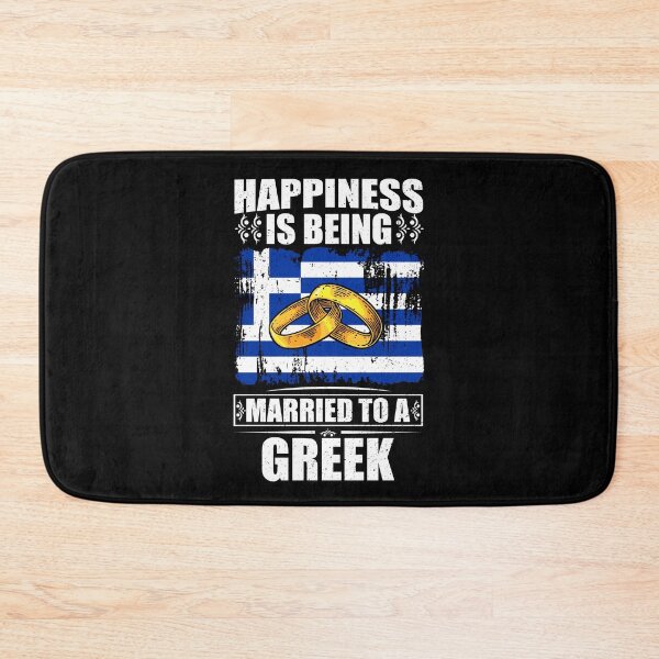 Item preview, Happiness Is Being Married To A Greek  designed and sold by GabbyKash.