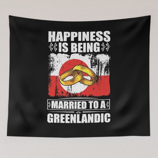 Item preview, Happiness Is Being Married To A Greenlandic  designed and sold by GabbyKash.