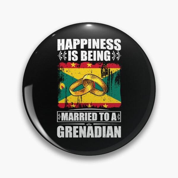Item preview, Happiness Is Being Married To A Grenadian  designed and sold by GabbyKash.
