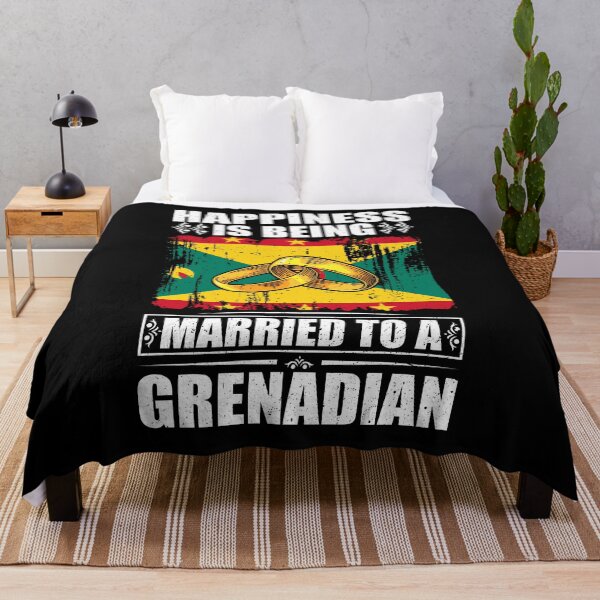 Item preview, Happiness Is Being Married To A Grenadian  designed and sold by GabbyKash.