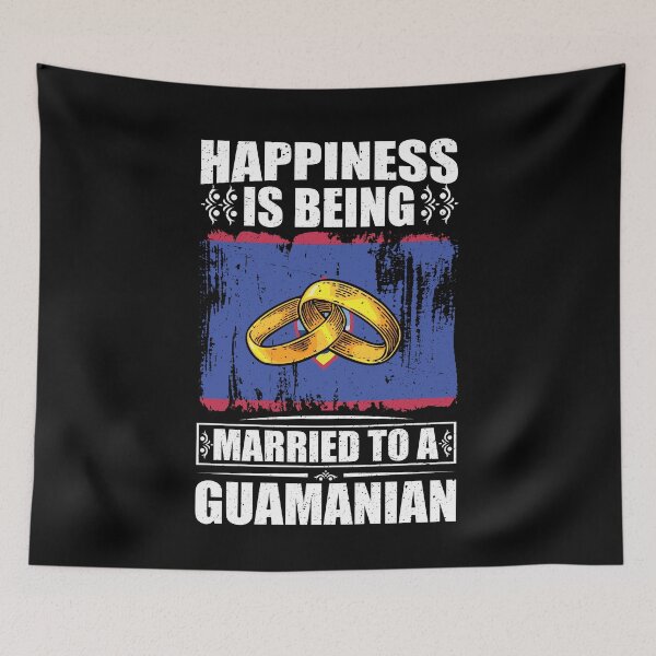 Item preview, Happiness Is Being Married To A Guamanian  designed and sold by GabbyKash.