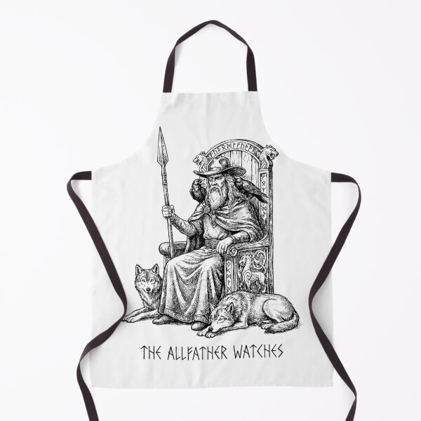 Item preview, Allfather on the High Throne - Odin God Norse Mythology designed and sold by bapupa.