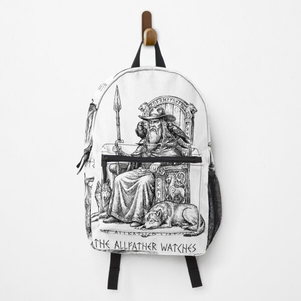 Item preview, Allfather on the High Throne - Odin God Norse Mythology designed and sold by bapupa.