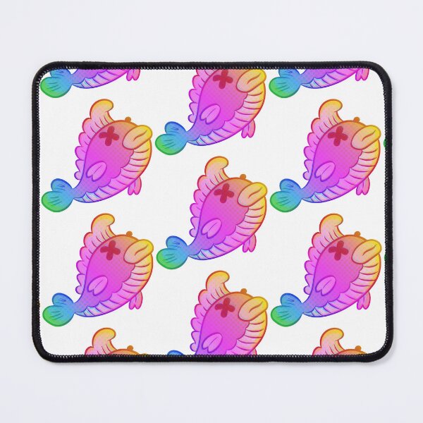 Item preview, Cute Dead Rainbow Fish Cartoon – Funny Spooky Fish Sticker & Shirt designed and sold by Figuros.