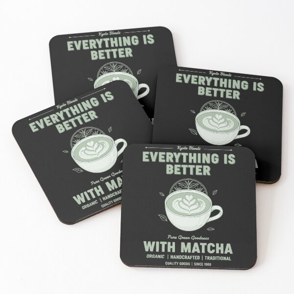 Item preview, Everything Is Better With Matcha Pure Green designed and sold by LuminOrb.
