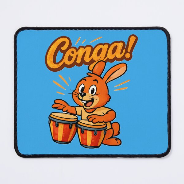 Item preview, Conga Bunny Playing Drums – Party Vibes designed and sold by BoralisSynth.