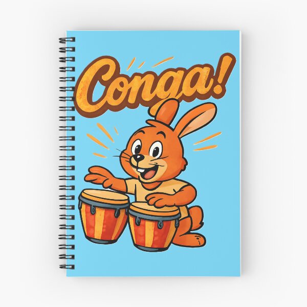 Item preview, Conga Bunny Playing Drums – Party Vibes designed and sold by BoralisSynth.
