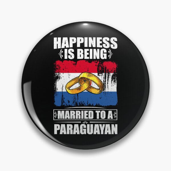 Item preview, Happiness Is Being Married To A Paraguayan designed and sold by GabbyKash.