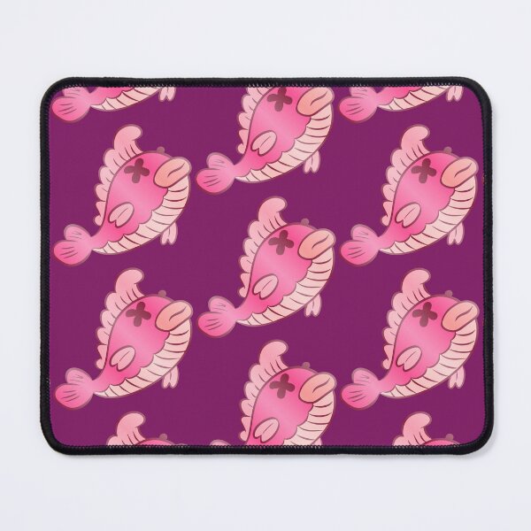 Item preview, Cute Dead Pink Fish Cartoon – Funny Spooky Fish Sticker & Shirt designed and sold by Figuros.