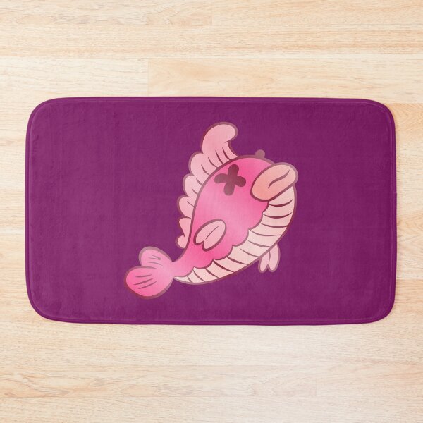 Item preview, Cute Dead Pink Fish Cartoon – Funny Spooky Fish Sticker & Shirt designed and sold by Figuros.
