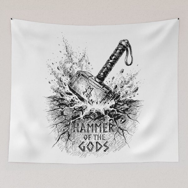 Item preview, Mjolnir's Impact - Thor God Norse Mythology designed and sold by bapupa.