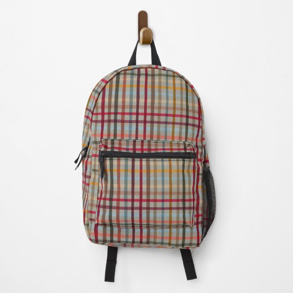 Item preview, Bold Multicolour Tartan Plaid Vibrant Check Pattern in Taupe designed and sold by NoemiMarozsan.