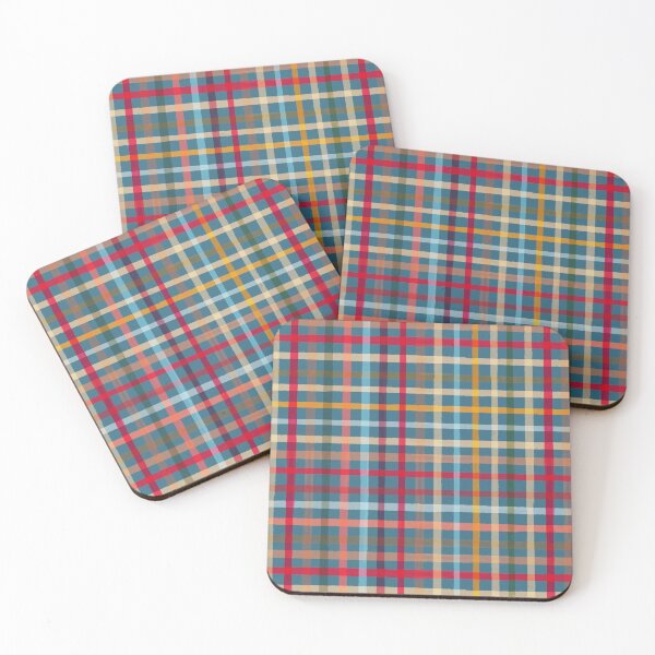 Item preview, Bold Multicolour Tartan Plaid Vibrant Check Pattern in Teal designed and sold by NoemiMarozsan.