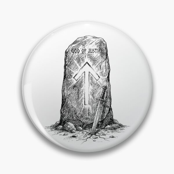 Item preview, Tiwaz Rune of Justice - Tyr Norse Mythology God designed and sold by bapupa.