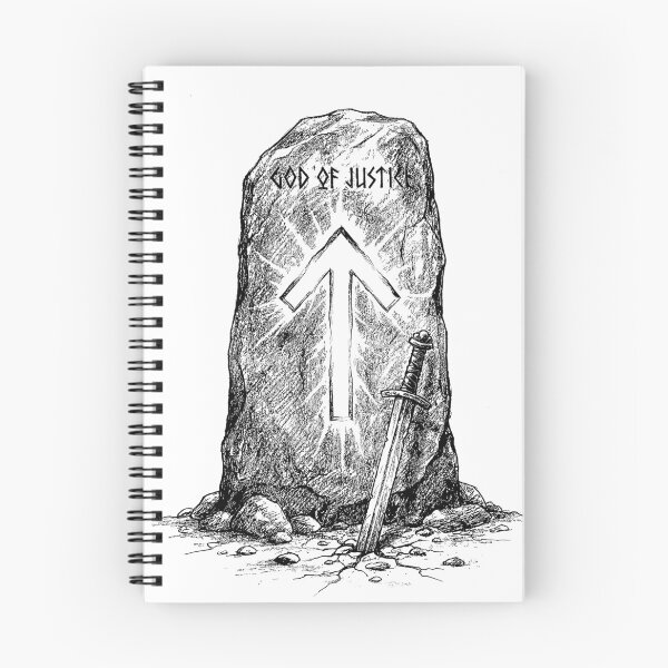 Item preview, Tiwaz Rune of Justice - Tyr Norse Mythology God designed and sold by bapupa.