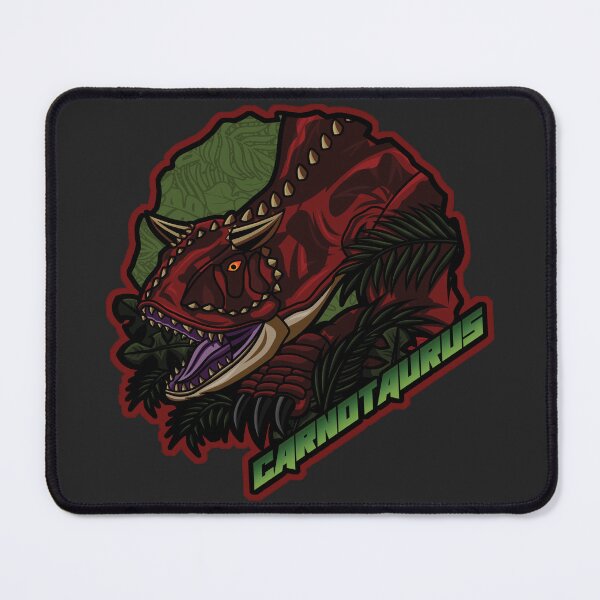 Item preview, Carnotaurus Jungle Predator Dinosaur Logo – Prehistoric Paleoart Design designed and sold by Grimtech Workshop.