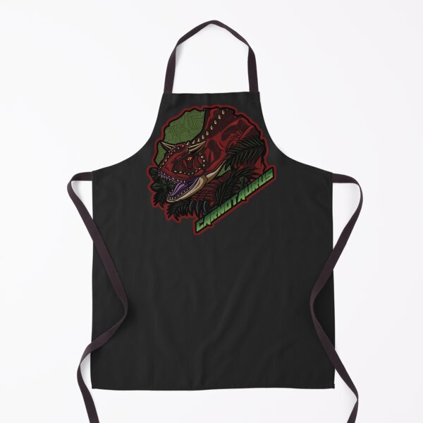 Item preview, Carnotaurus Jungle Predator Dinosaur Logo – Prehistoric Paleoart Design designed and sold by Grimtech Workshop.